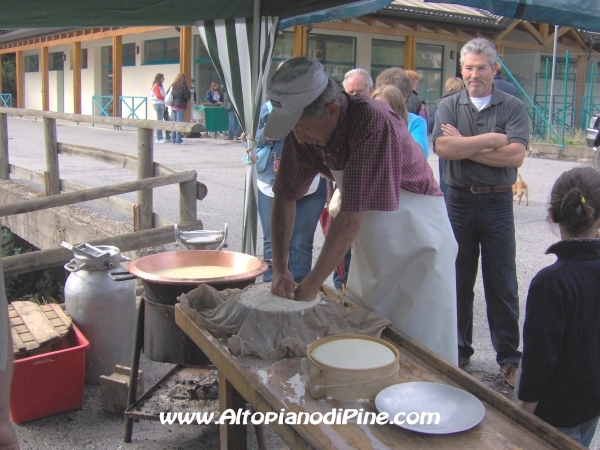 Lavorazione del formaggio