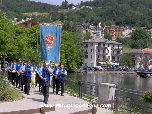 L'arrivo al Lago della Serraia