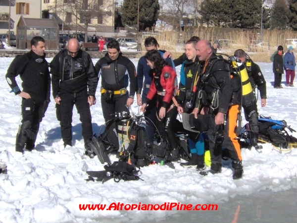 Foto di gruppo prima dell'immersione