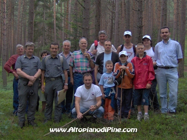 Foto di gruppo a ricordo di questa escursione