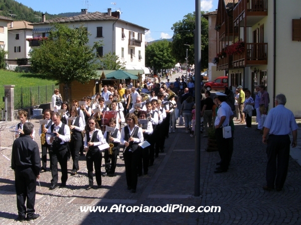 Concerto nei pressi delle casette di Corso Roma