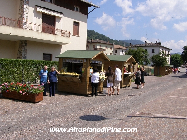 Le casette in Corso Roma a Baselga