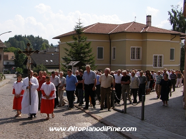 La partenza della processione