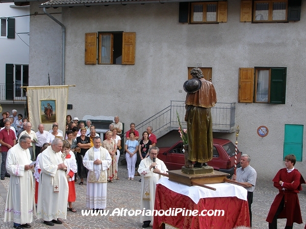 La sosta in piazza S.Rocco