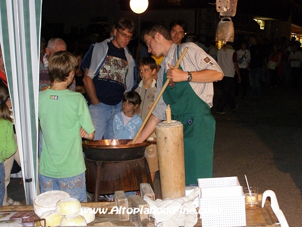 Lavorazione del formaggio