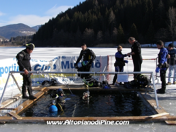 Alcuni sub hanno anche provato un breve percorso in apnea