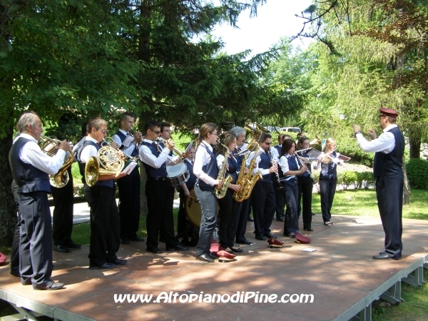 Concerto in riva al Lago della Serraia della Corpo Musicale San Giorgio di Vigolo Vattaro