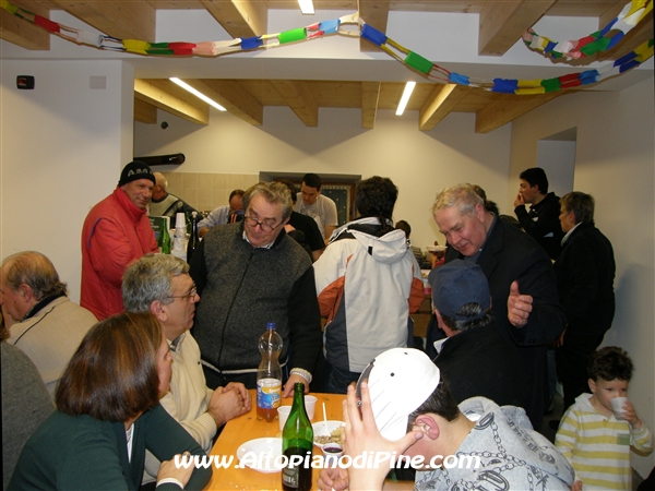 Don Luigi e Don Silvio alla cena - Sagra S. Luzia 2008