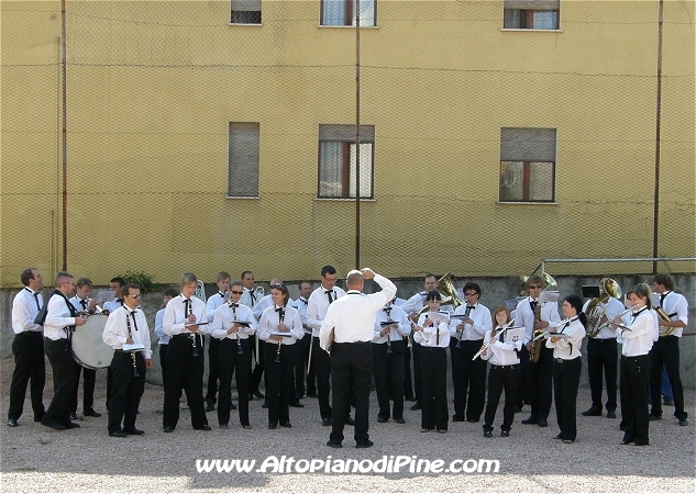 Il Gruppo Bandistico Folk Pinetano - Festa della Comunitá S. Maria Assunta 2009 - Baselga di Pine'