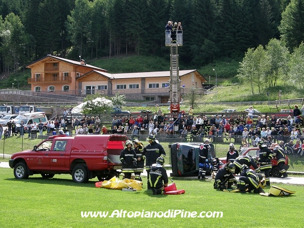 Esercitazioni e manovre dei Vigili del Fuoco Volontari del distretto di Pergine - Bedollo 2009