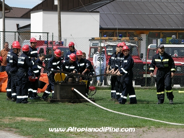 Esercitazioni e manovre dei Vigili del Fuoco Volontari del distretto di Pergine - Bedollo 2009