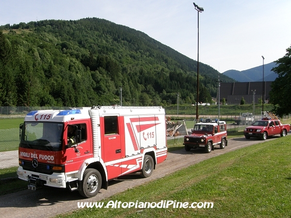 Esercitazioni e manovre dei Vigili del Fuoco Volontari del distretto di Pergine - Bedollo 2009