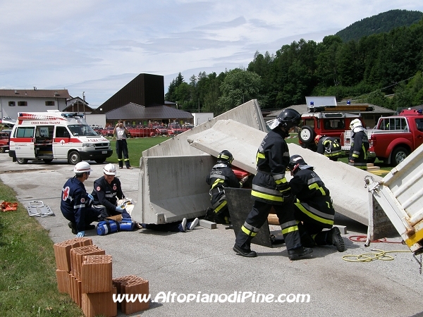 Esercitazioni e manovre dei Vigili del Fuoco Volontari del distretto di Pergine - Bedollo 2009