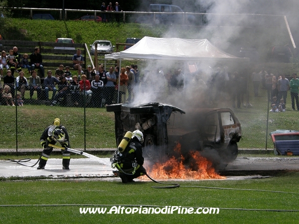 Esercitazioni e manovre dei Vigili del Fuoco Volontari del distretto di Pergine - Bedollo 2009