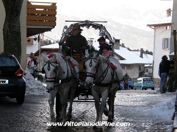 La carrozza a cavalli - Mercatino di Natale 2009 di Miola