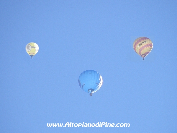 Le mongolfiere che hanno attraversato il cielo di Pine' 