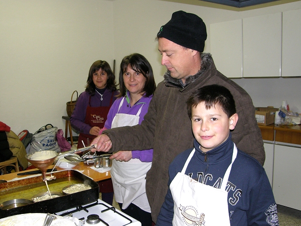 Volontari al lavoro nella sesta tappa - I Straboi - Tressilla S. Lucia 2009