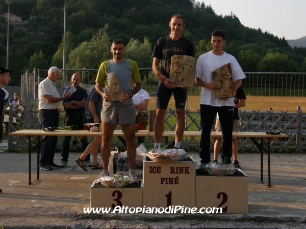 Podio maschile del 3 Trofeo Costalta - 11 memorial Fiorella e Luca - 2010