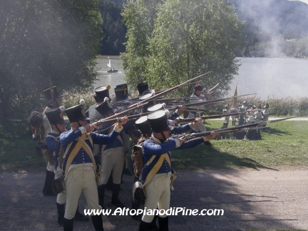 Rievocazione ritirata truppe francesi - Baselga di Pine' agosto 2010