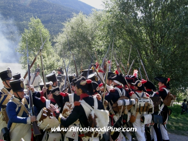 Rievocazione ritirata truppe francesi - Baselga di Pine' agosto 2010