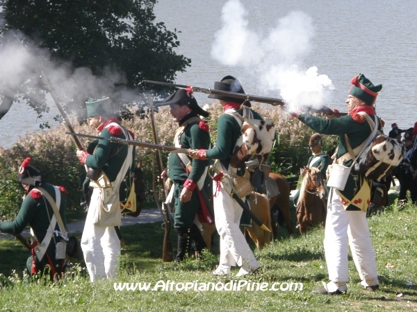 Rievocazione ritirata truppe francesi - Baselga di Pine' agosto 2010