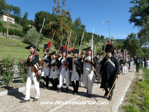 Rievocazione ritirata truppe francesi - Baselga di Pine' agosto 2010