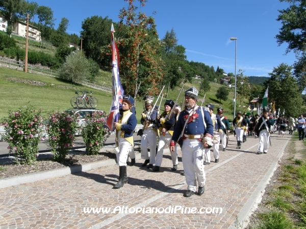 Rievocazione ritirata truppe francesi - Baselga di Pine' agosto 2010