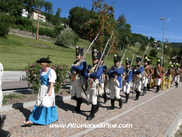 Rievocazione ritirata truppe francesi - Baselga di Pine' agosto 2010