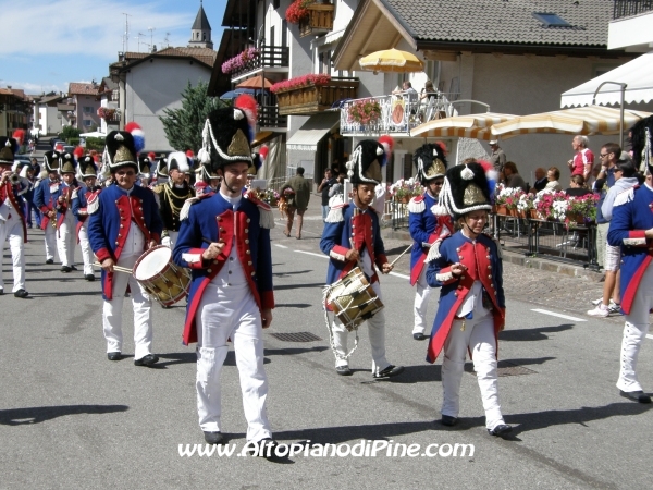 Rievocazione ritirata truppe francesi - Baselga di Pine' agosto 2010