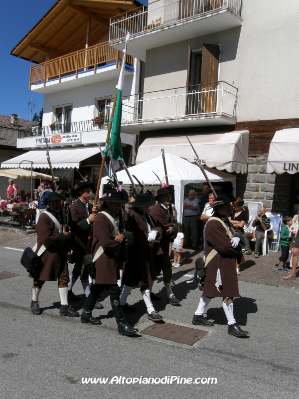 Rievocazione ritirata truppe francesi - Baselga di Pine' agosto 2010