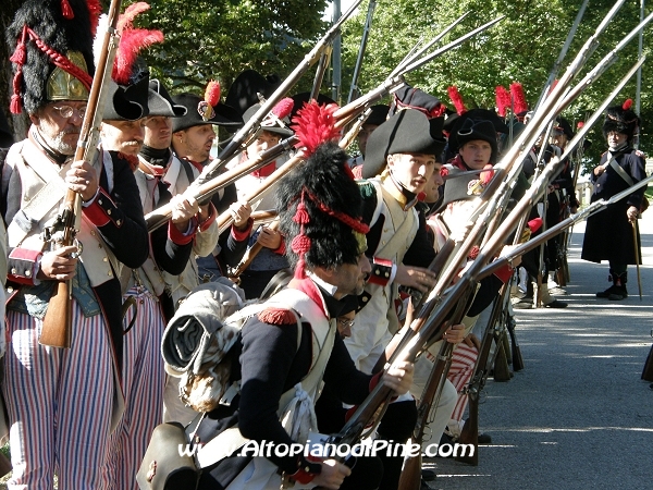 Rievocazione ritirata truppe francesi - Baselga di Pine' agosto 2010