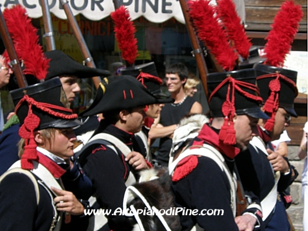 Rievocazione ritirata truppe francesi - Baselga di Pine' agosto 2010