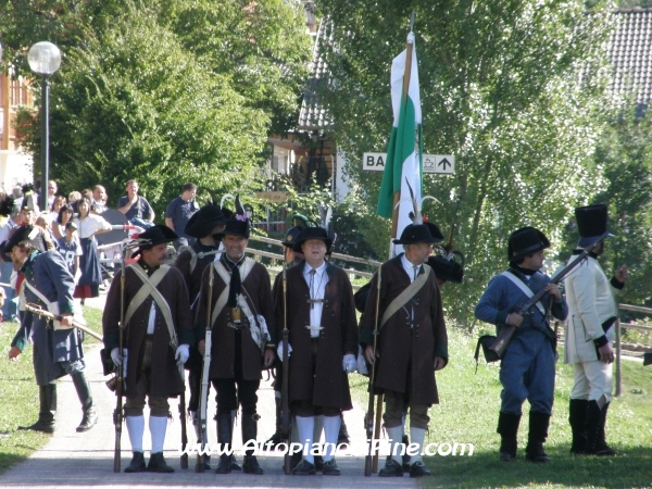 Rievocazione ritirata truppe francesi - Baselga di Pine' agosto 2010