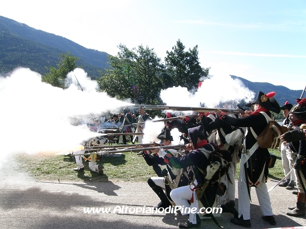 Rievocazione ritirata truppe francesi - Baselga di Pine' agosto 2010