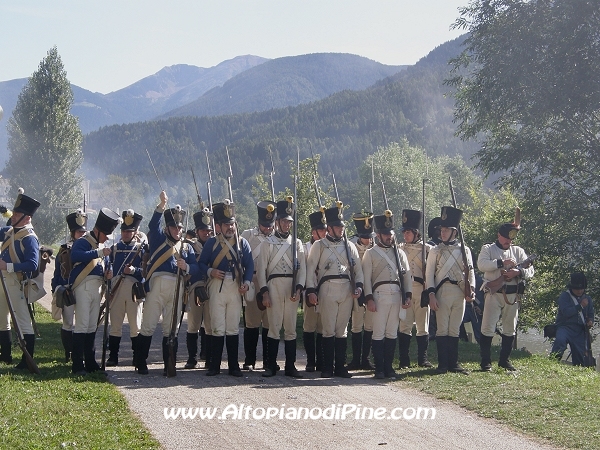 Rievocazione ritirata truppe francesi - Baselga di Pine' agosto 2010