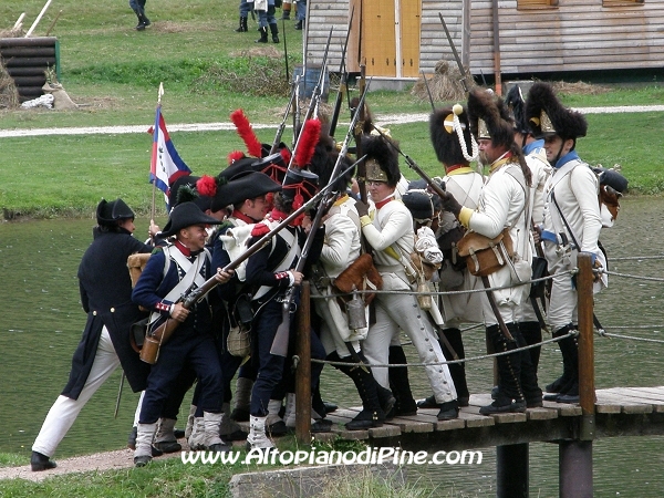 Rievocazione storica battaglia tra truppe Francesi e Austrotirolesi - Brusago 28 agosto 2010