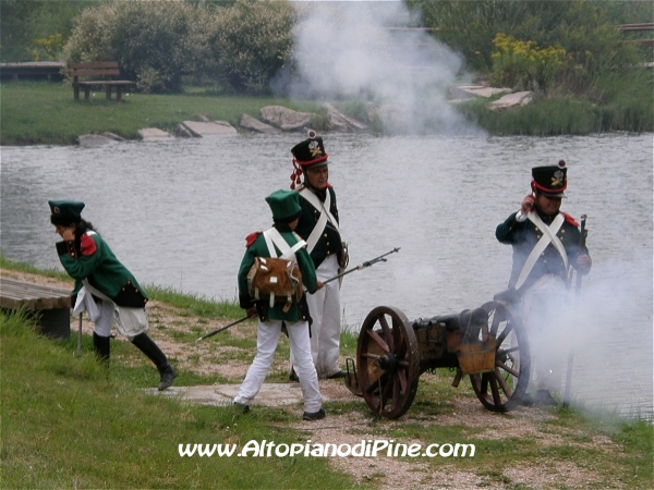 Rievocazione storica battaglia tra truppe Francesi e Austrotirolesi - Brusago 28 agosto 2010