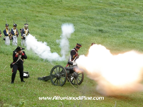 Rievocazione storica battaglia tra truppe Francesi e Austrotirolesi - Brusago 28 agosto 2010