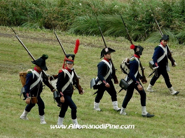 Rievocazione storica battaglia tra truppe Francesi e Austrotirolesi - Brusago 28 agosto 2010