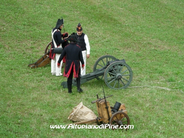 Rievocazione storica battaglia tra truppe Francesi e Austrotirolesi - Brusago 28 agosto 2010