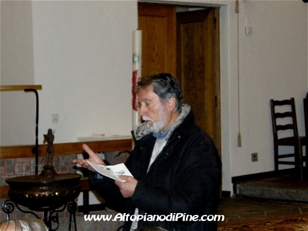 Il maestro Andreatta che ha diretto i cori parrocchiali - Festa Santa Cecilia 2010