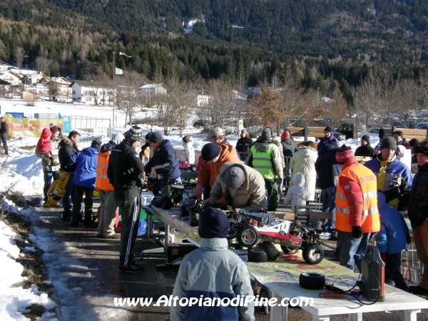 4 Trofeo Neve e Ghiaccio 2010 -  preparazione delle auto prima della finale