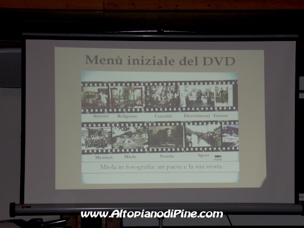 Presentazione del DVD Miola in Fotografia - Un paese e la sua storia