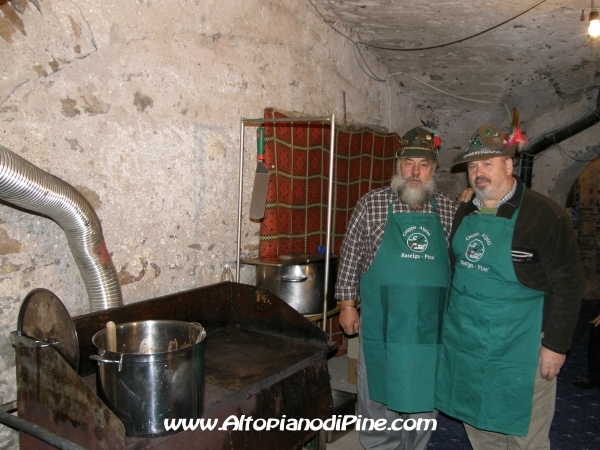 I cuochi della seconda tappa - Tressilla -  S. Lucia 2010