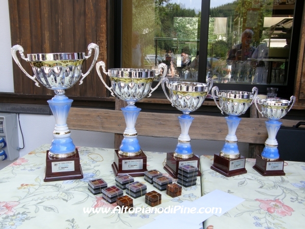 Le coppe e le medaglie del Trofeo Anesin 2010