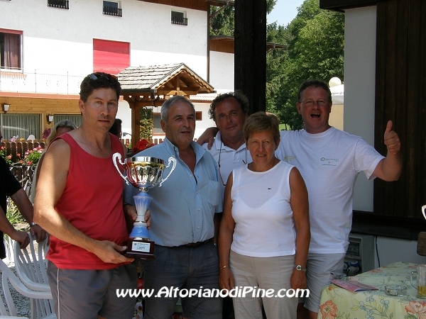 Primi classificati APD Altopiano di Pine' A - Trofeo Anesin 2010