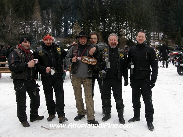 3 motoraduno invernale Warriors Trento - Passo del Redebus 