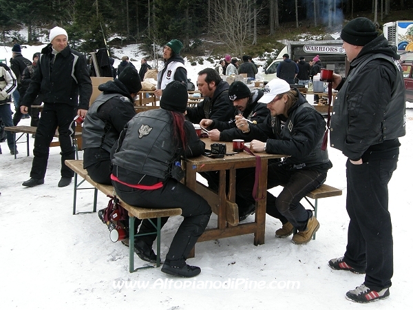 3 motoraduno invernale Warriors Trento - Passo del Redebus 