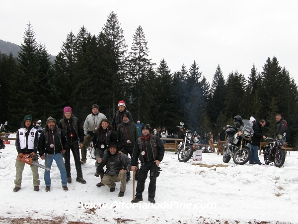 3 motoraduno invernale Warriors Trento - Passo del Redebus 