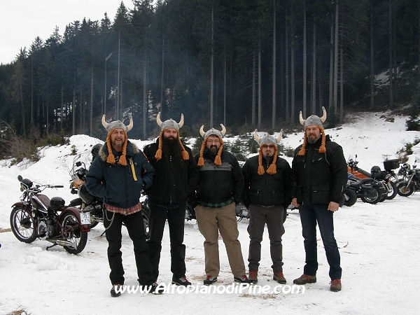 3 motoraduno invernale Warriors Trento - Passo del Redebus 